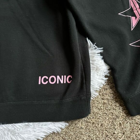 Jeffrey Star Cosmetics‎ Hoodie Sweatshirt Merch Black Pink Unisex Womens Large - Picture 4 of 7